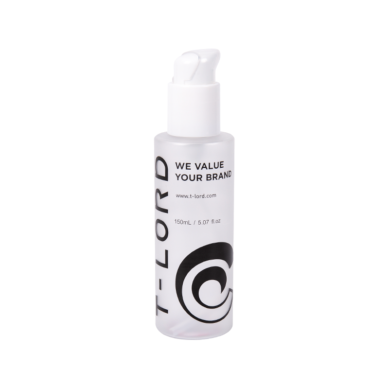 Bouteille de lotion imprimée en surface mate 