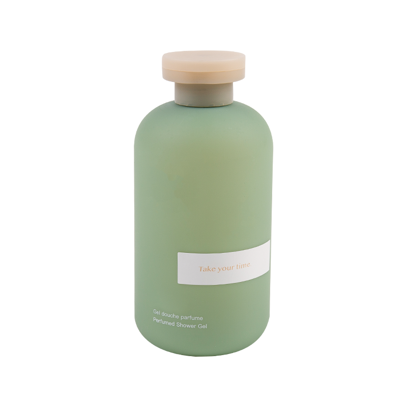 Vertissage en plastique gel de douche à pousse-puste vert vert clair
