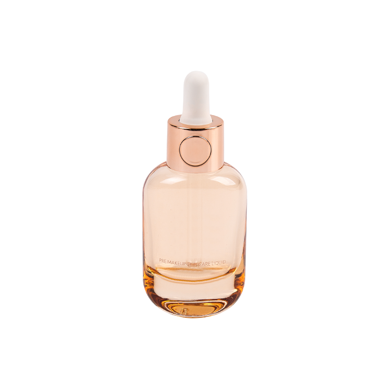 Bouteille d'huile essentielle en verre transparent de 30 ml de couleur