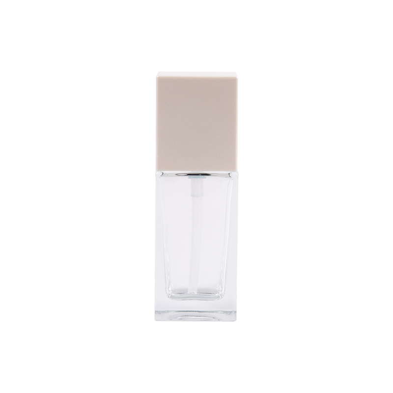 Tube carré en verre transparent de 30 ml