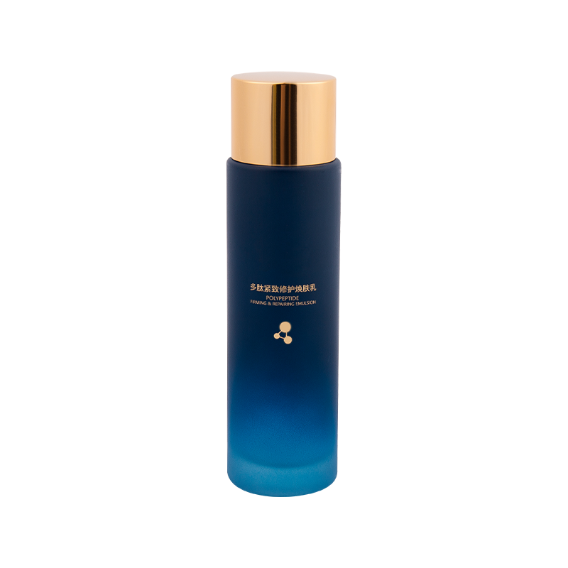 Bouteille de lotion en verre dégradé bleu de 8 ml