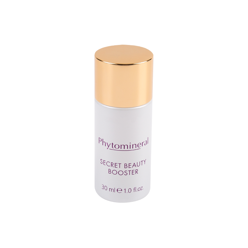 Bouteille de sérum en verre de luxe phytominéral de 30 ml