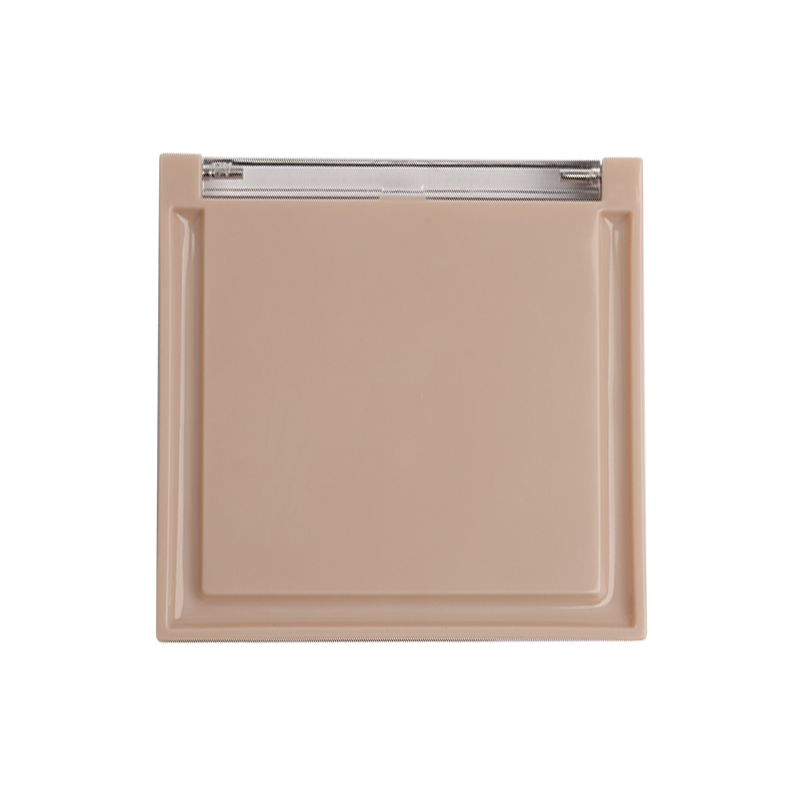 Couleur de thé au lait carré compact cosmétique