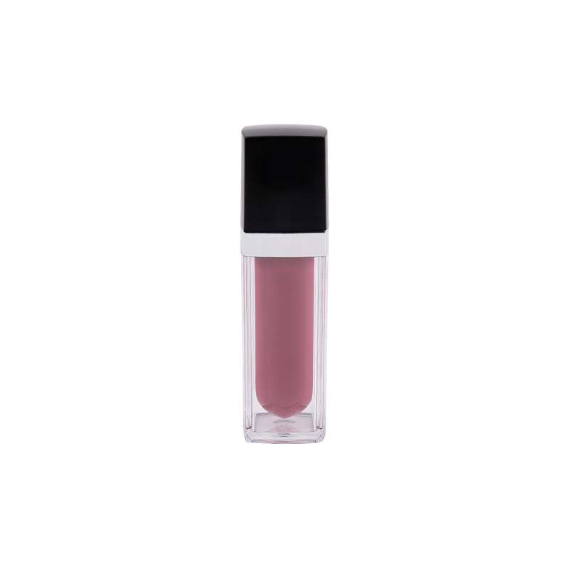 4,4 ml de tube de brillant à lèvres en forme de forme transparente carrée