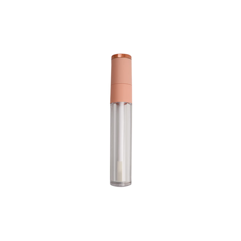 Tube de brillant à lèvres de 3,5 ml de chapeau rose mince