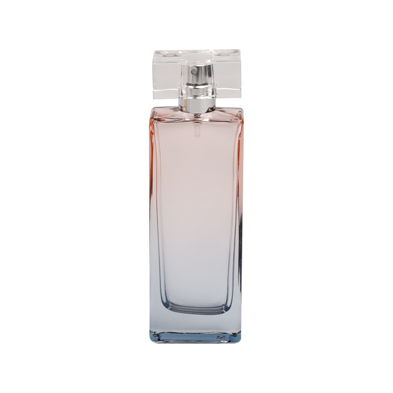 Bouteille de parfum de gradient d'essence élégante