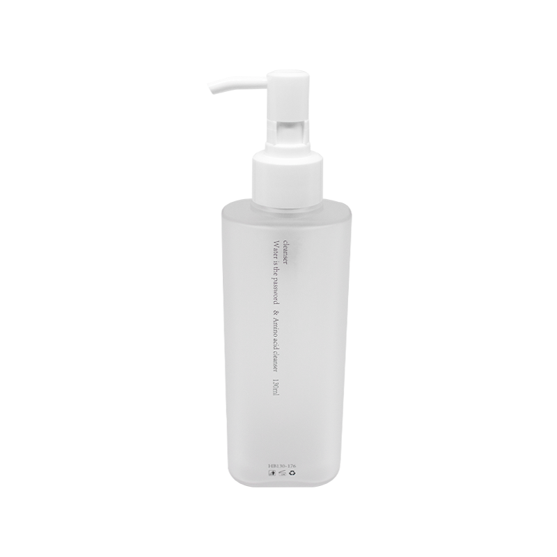 PETG 130 ml Corners Rended Corners Mouing Cleanser Bottle