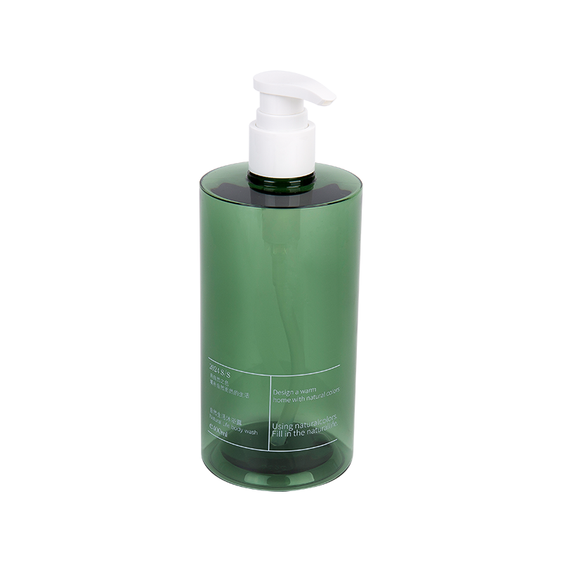 400 ml de bouteille de pompe cosmétique Eco Élégance PETG