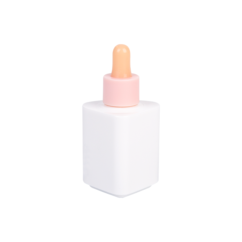 Bouteille de compte-gouttes de 50 ml pour animaux de compagnie avec pointe pastel de pêche pastel