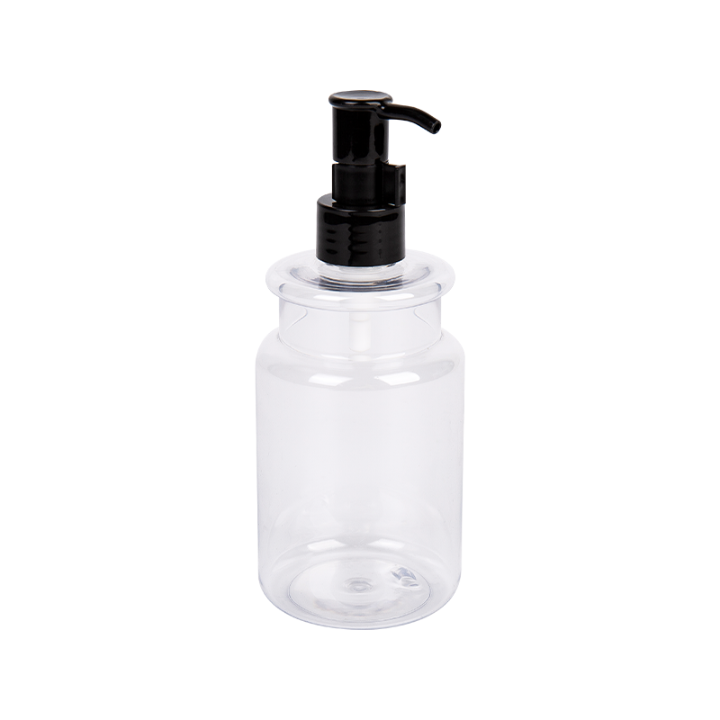 Bouteille de pompe cosmétique à animal de compagnie clair de 300 ml